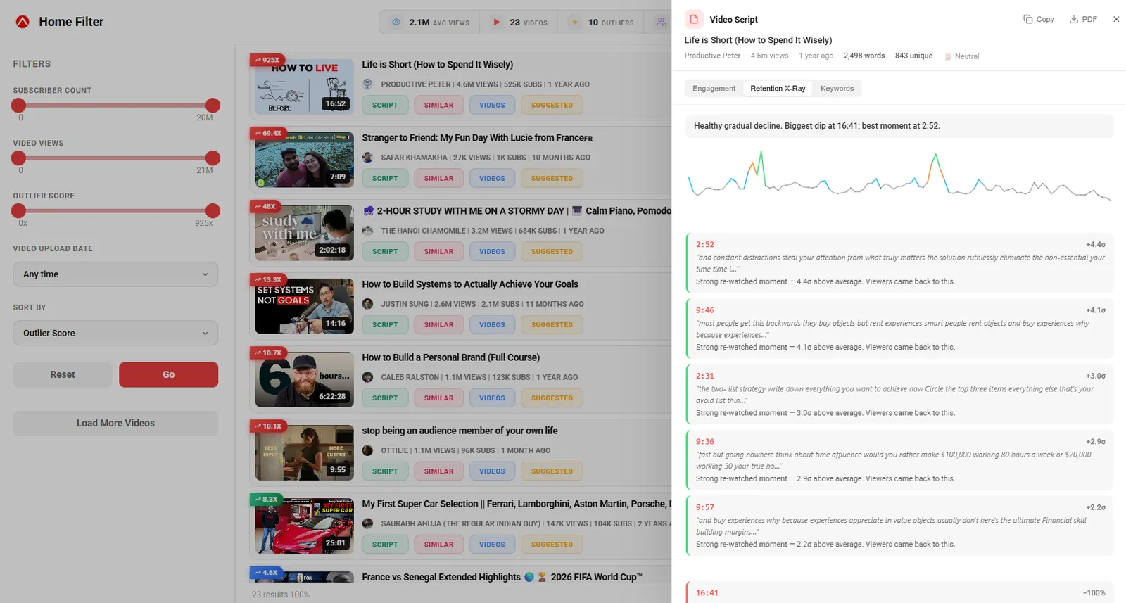 TubeGrade extension overlaying research data right on YouTube